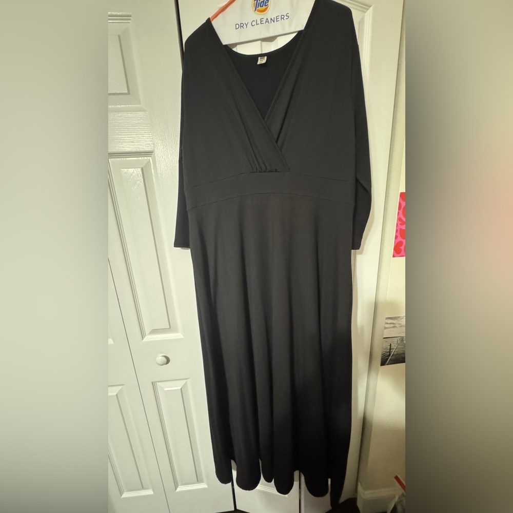 Chic Black Long Sleeve Dress